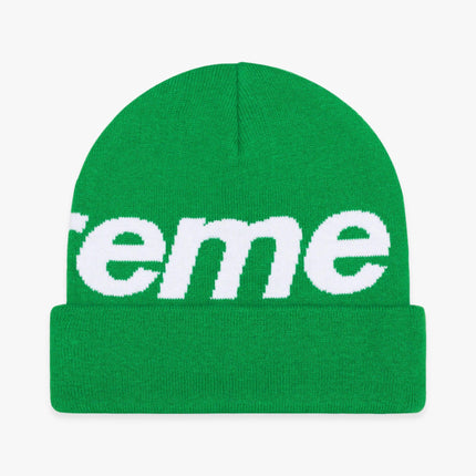 Supreme Beanie 'Big Logo' Green (FW23) - SOLE SERIOUSS (1)