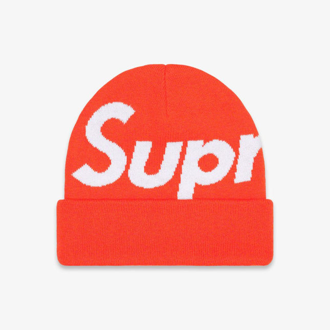 Supreme Beanie 'Big Logo' Orange (FW22) - SOLE SERIOUSS (1)