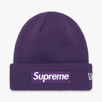 Supreme Beanie 'Box Logo' Dark Purple (FW23) - SOLE SERIOUSS (1)