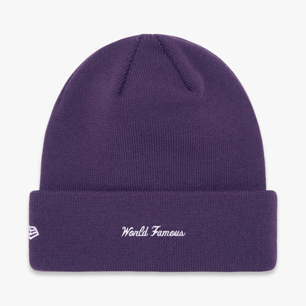 Supreme Beanie 'Box Logo' Dark Purple (FW23) - SOLE SERIOUSS (2)