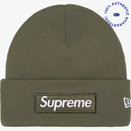 Supreme Beanie 'Box Logo' Light Olive Green (FW25) | SOLE SERIOUSS [1]