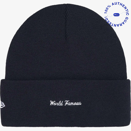 Supreme Beanie 'Box Logo' Navy Blue (FW25) | SOLE SERIOUSS [2]