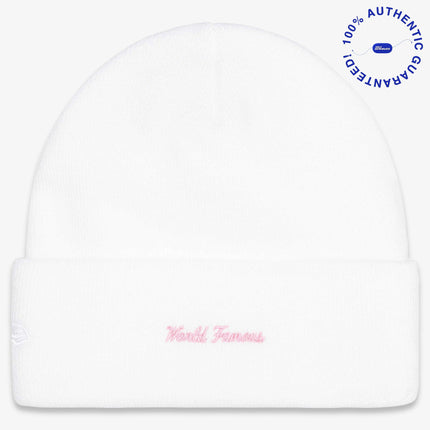 Supreme Beanie 'Box Logo' White / Pink (FW25) | SOLE SERIOUSS [2]