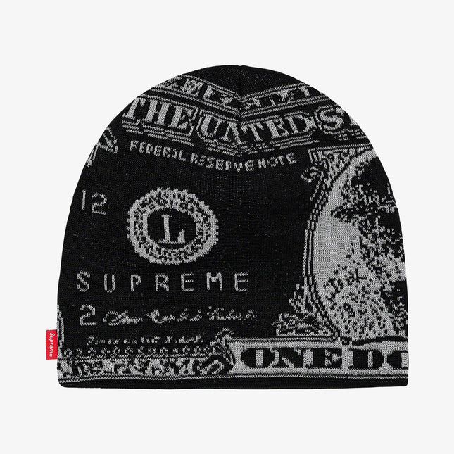 Supreme Beanie 'Dollar' Black (FW21) - SOLE SERIOUSS (1)