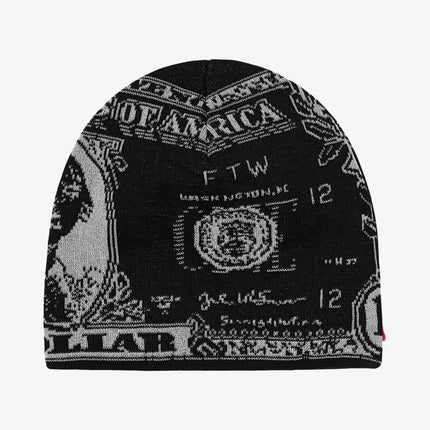 Supreme Beanie 'Dollar' Black (FW21) - SOLE SERIOUSS (2)