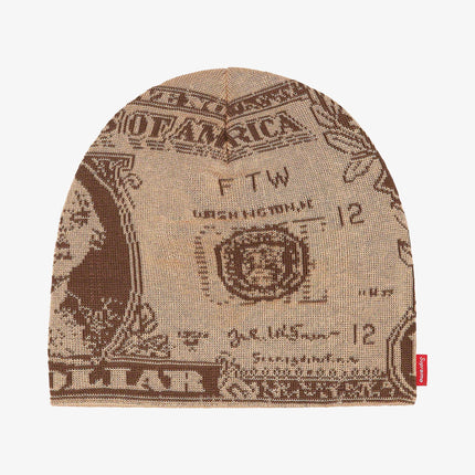 Supreme Beanie 'Dollar' Tan (FW21) - SOLE SERIOUSS (2)