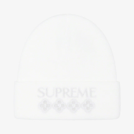 Supreme Beanie 'Glitter' White FW21 - SOLE SERIOUSS (1)