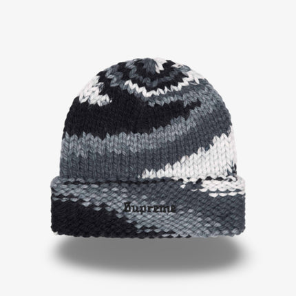 Supreme Beanie 'Gradient Spacedye' Black (SS24) - SOLE SERIOUSS (1)