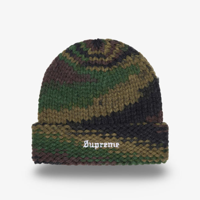 Supreme Beanie 'Gradient Spacedye' Olive SS24 - SOLE SERIOUSS (1)