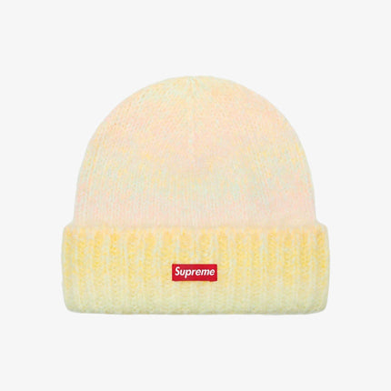 Supreme Beanie 'Gradient Stripe' Yellow (FW21) - SOLE SERIOUSS (1)