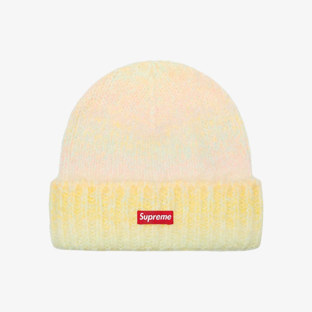 Supreme Beanie 'Gradient Stripe' Yellow (FW21) - SOLE SERIOUSS (1)