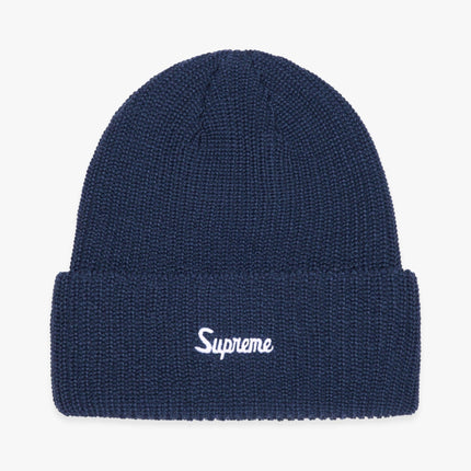 Supreme Beanie 'Loose Gauge' Dark Blue (FW23) - SOLE SERIOUSS (1)