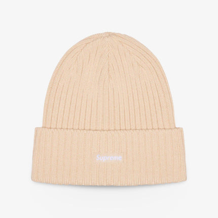 Supreme Beanie 'Overdyed' Light Tan (SS24) - SOLE SERIOUSS (1)