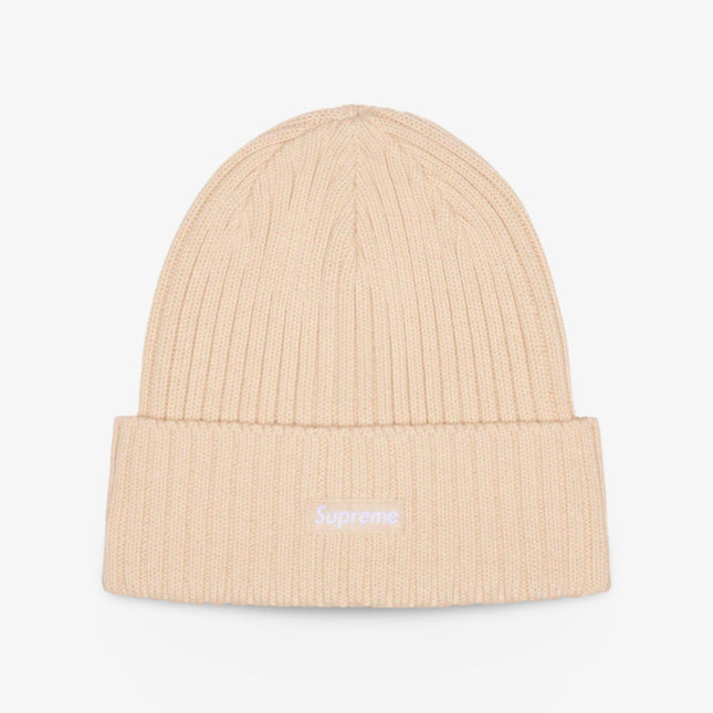 Supreme Beanie 'Overdyed' Light Tan SS24 - SOLE SERIOUSS (1)