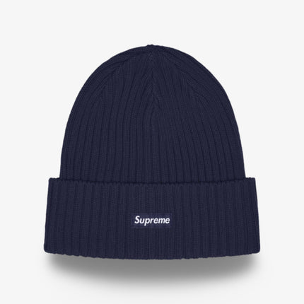 Supreme Beanie 'Overdyed' Navy (SS24) - SOLE SERIOUSS (1)