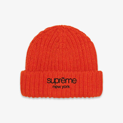 Supreme Beanie 'Ribbed' Burnt Orange (FW22) - SOLE SERIOUSS (1)