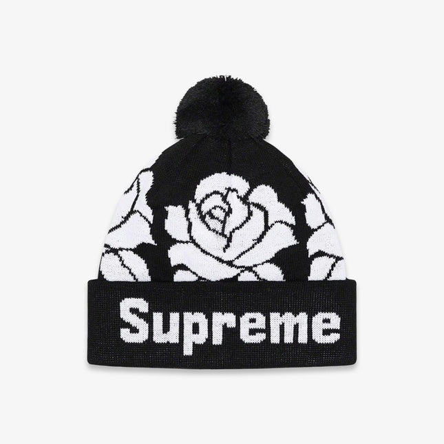 Supreme Beanie 'Rose' Black (FW22) - SOLE SERIOUSS (1)