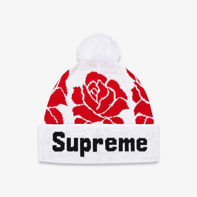 Supreme Beanie 'Rose' White (FW22) - SOLE SERIOUSS (1)