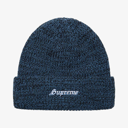 Supreme Beanie 'Twisted Loose Gauge' Blue (FW21) - SOLE SERIOUSS (1)