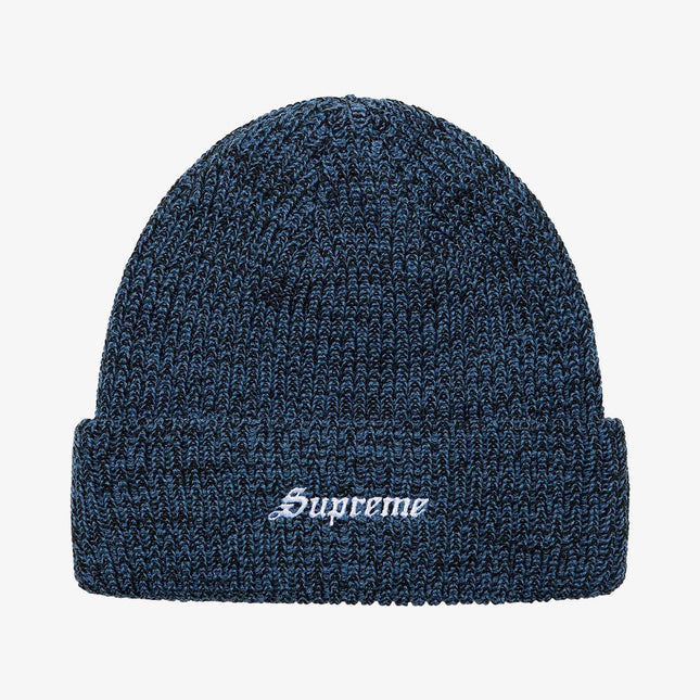 Supreme Beanie 'Twisted Loose Gauge' Blue (FW21) - SOLE SERIOUSS (1)