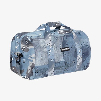 Supreme Big Duffle Bag Blue Chocolate Chip Camo (SS20) - SOLE SERIOUSS (2)