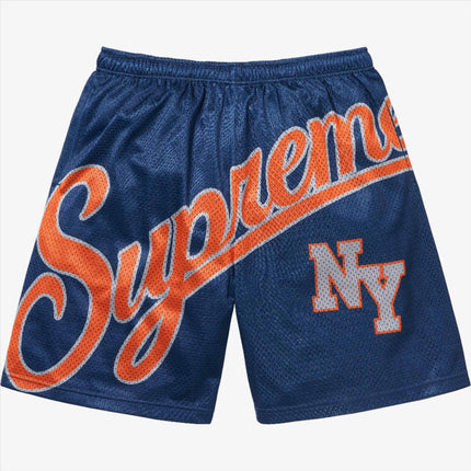 Supreme 'Big Script' Mesh Short Navy (SS24) - SOLE SERIOUSS (1)