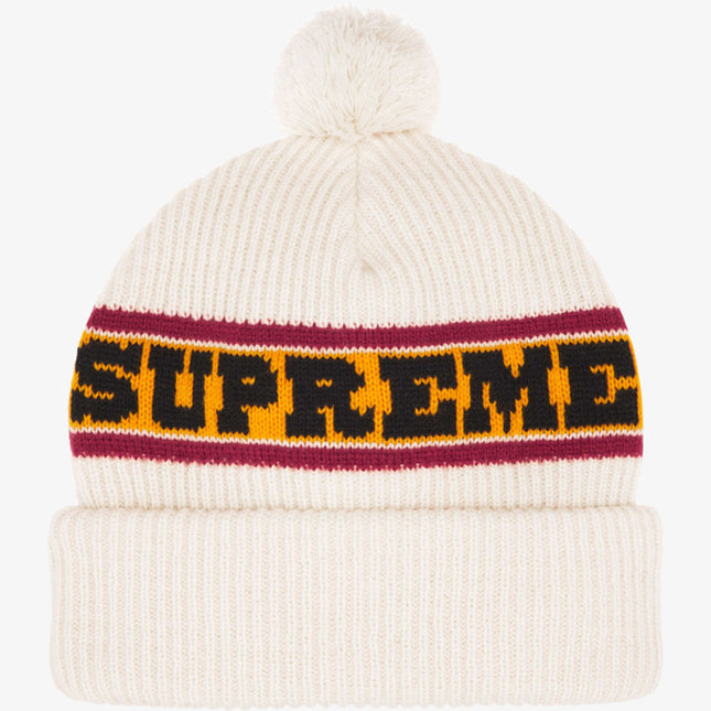 Supreme Big Stripe Beanie Natural (FW24) - SOLE SERIOUSS (1)