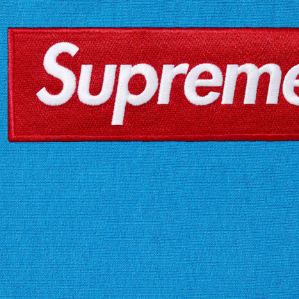 Supreme 'Box Logo' Pullover Hooded Sweatshirt Cyan Blue / Red Supreme 'Box Logo' Pullover Hooded Sweatshirt Cyan Blue / Red