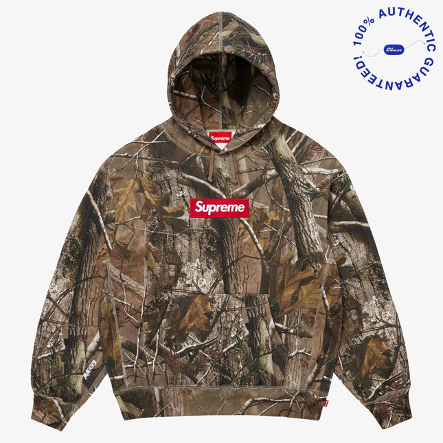 Supreme 'Box Logo' Pullover Hooded Sweatshirt Realtree AP Camo / Red (FW25) | SOLE SERIOUSS [1]