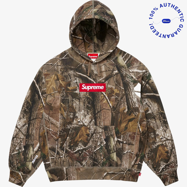 Supreme 'Box Logo' Pullover Hooded Sweatshirt Realtree AP Camo / Red (FW25) | SOLE SERIOUSS [1]