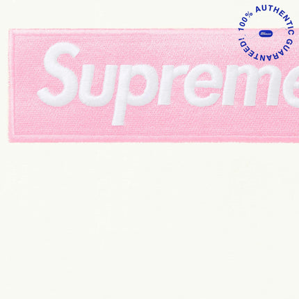 Supreme 'Box Logo' Pullover Hooded Sweatshirt White / Pink (FW25) | SOLE SERIOUSS [2]