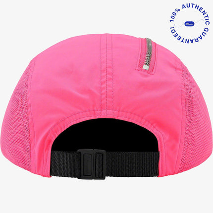 Supreme 'Box Logo' Zip Mesh Camp Cap Bright Pink (FW20) | SOLE SERIOUSS [2]
