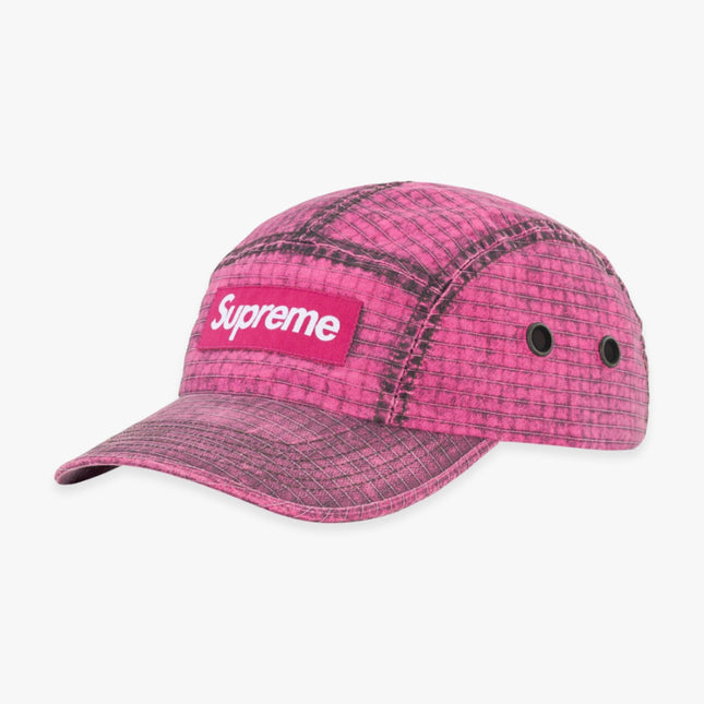 Supreme Camp Cap 'Distressed Ripstop' Pink (FW23) - SOLE SERIOUSS (1)