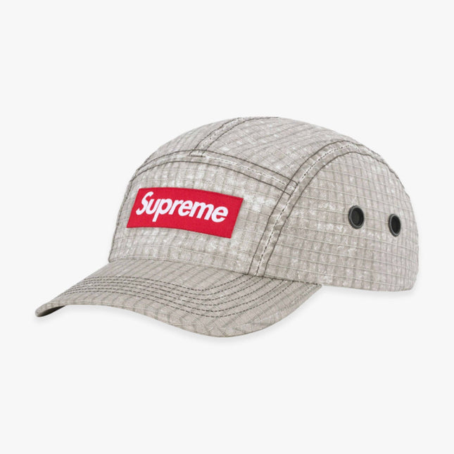 Supreme Camp Cap 'Distressed Ripstop' Stone (FW23) - SOLE SERIOUSS (1)