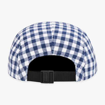 Supreme Camp Cap 'Gingham' Navy (SS23) - SOLE SERIOUSS (2)