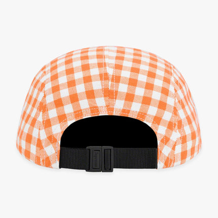 Supreme Camp Cap 'Gingham' Orange (SS23) - SOLE SERIOUSS (2)