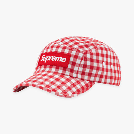 Supreme Camp Cap 'Gingham' Red (SS23) - SOLE SERIOUSS (1)