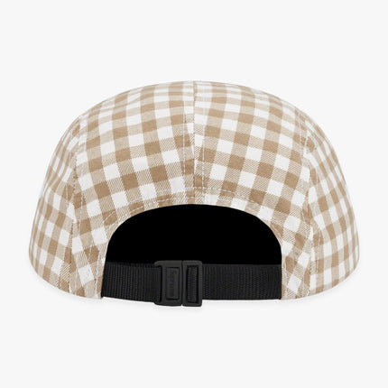 Supreme Camp Cap 'Gingham' Tan (SS23) - SOLE SERIOUSS (2)