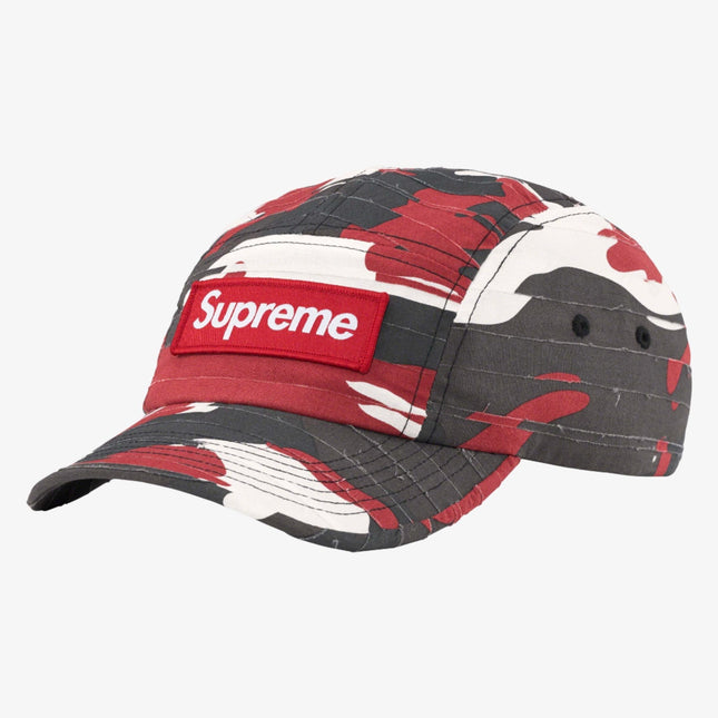 Supreme Camp Cap 'Layered Camo' Red (SS23) - SOLE SERIOUSS (1)