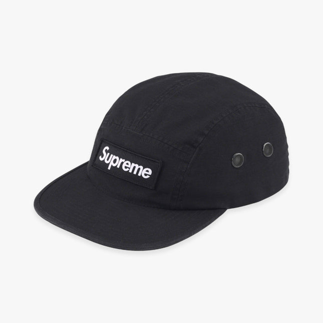 Supreme Camp Cap 'Military' Black (FW23) - SOLE SERIOUSS (1)