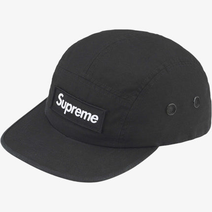 Supreme Camp Cap 'Military' Black (FW24) - SOLE SERIOUSS (1)