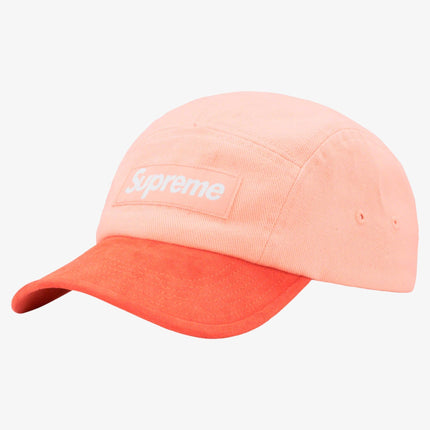 Supreme Camp Cap 'Suede Visor' Peach (SS23) - SOLE SERIOUSS (1)