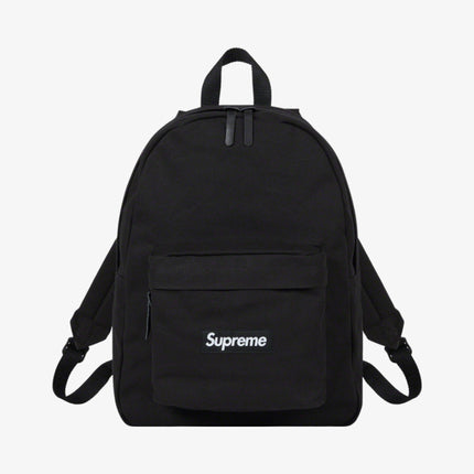 Supreme Canvas Backpack Black (FW20) - SOLE SERIOUSS (1)