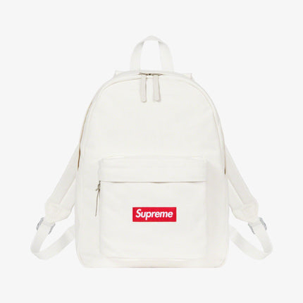 Supreme Canvas Backpack White (FW20) - SOLE SERIOUSS (1)