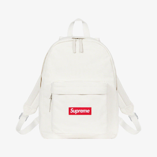 Supreme Canvas Backpack White (FW20) - SOLE SERIOUSS (1)