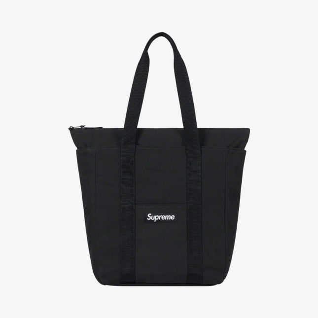 Supreme Canvas Tote Bag Black (FW20) - SOLE SERIOUSS (1)