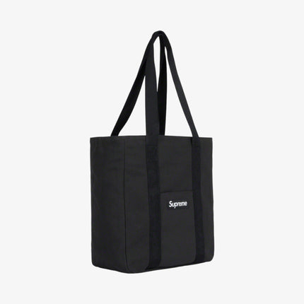 Supreme Canvas Tote Bag Black (FW20) - SOLE SERIOUSS (2)