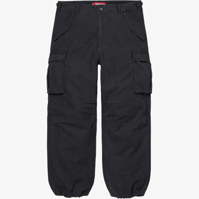 Supreme Cargo Pant Black (FW24) - SOLE SERIOUSS (1)