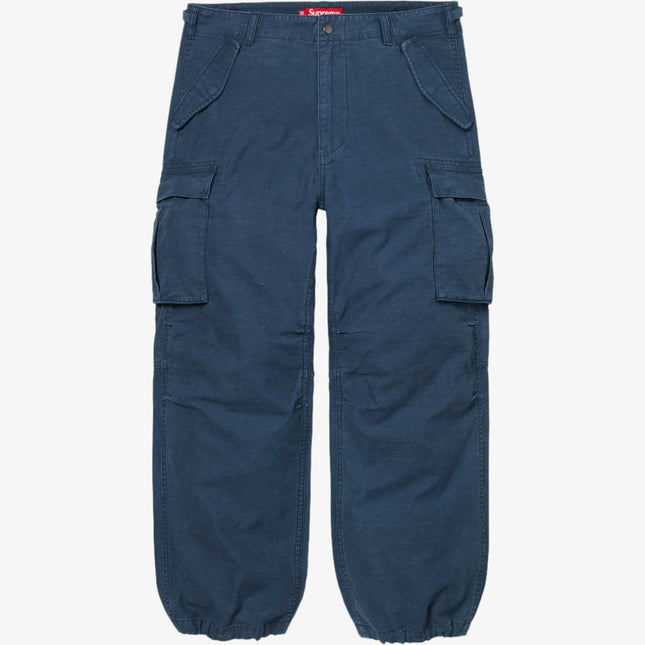 Supreme Cargo Pant Navy (FW24) - SOLE SERIOUSS (1)