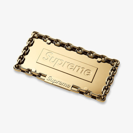 Supreme Chain License Plate Frame Gold FW18 - SOLE SERIOUSS (2)